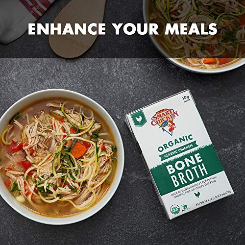 Smart Chicken Organic Chicken Broth (Classic, 16.9 Ounce (Pack of 6))
