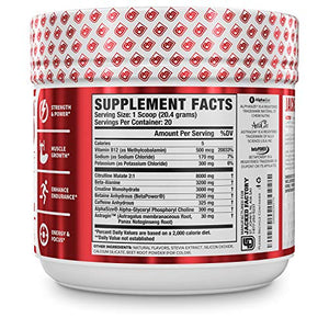 ALTIUS Pre-Workout Supplement - Naturally Sweetened - Clinically Dosed Powerhouse Formulation - Increase Energy & Focus, Enhance Endurance - Boost Strength, Pumps, & Performance - Mixed Berry Blast (14.3 OZ)