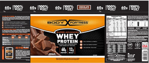 Body Fortress Super Advanced Whey Protein Powder, Gluten Free, Chocolate, 2 lbs