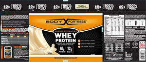 Body Fortress Super Advanced Whey Protein Powder, Gluten Free, Vanilla, 2 lbs